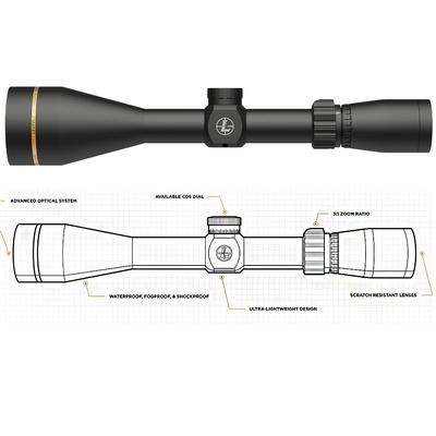 Leupold VX-Freedom CDS 3-9x50mm Rifle Scope, 1