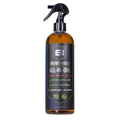 Breakthrough All-in-One (CLP) - Cleaner, Lubricant and Protectant 16oz Pump Spray Bottle