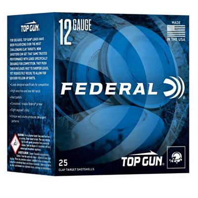 FEDERAL Top Gun 12 Gauge 7.5 Shot Size TARGET LOAD - 1330 FPS