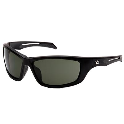 Venture gear Tactical - Howitzer Safety Glasses - Forest Gray Anti-Fog Lens Black Frame