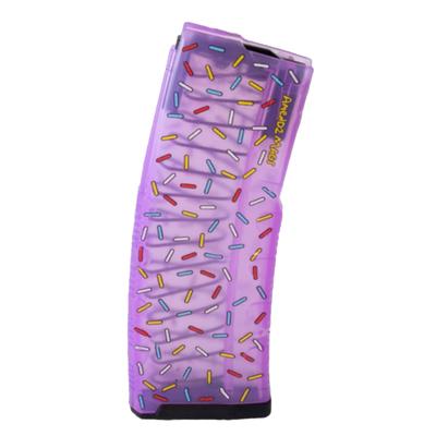  Amend2 M2 5.56mm 30rd Pinned 5 Rd Ar15 Translucent Sprinkles Pink Polymer Mag