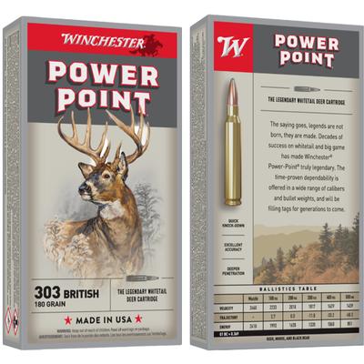 Winchester Ammo X303B1 Super-X 303 British Power-Point 180GR - 20 Rounds