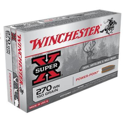 Winchester 270 Winchester, 150 Grain - 20 Rounds	