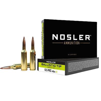 Nosler BT 6.5 PRC Ammo 140 Grain Nosler Ballistic Tip Polymer Tip - Box of 20