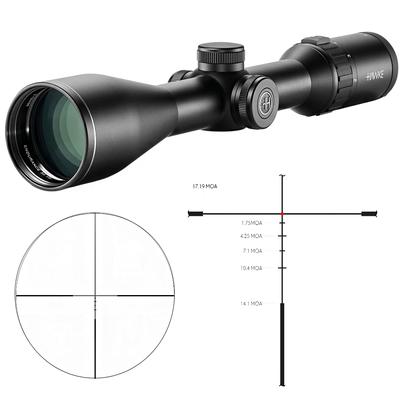 Hawke Endurance 30 FD 2-12x50 - LR2 FD 12x Reticle 1/4 MOA - Capped ELEV Capped Wind 