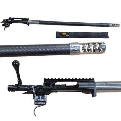 Custom 45 cal. Smokeless Muzzleloader, 24” Carbon Barrel, Stainless Muzzle Brake