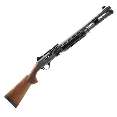 EGE Panzer Arms M4 Speed Pro, Grey / Walnut Shotgun 12 Gauge, 18.6