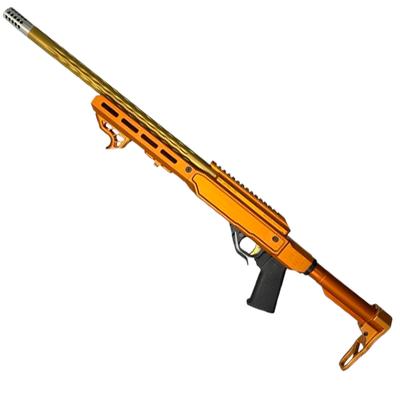 Custom 10-22 Rifle, .22 LR, Anodized Orange - Orange - Gold 2111128 #8