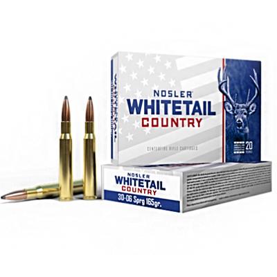Nosler - 30-06 Springfield 165gr Solid Base® Whitetail Country™ Ammunition - Box of 20
