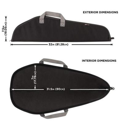 Allen Company Durango Rifle Case - 40-Inch Soft Gun Bag - Hunting and Shooting Accessories - Black