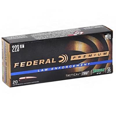 Federal Law Enforcement Tactical TRU 223 Rem 55 Gr Sierra GameKing BTHP - Box of 20