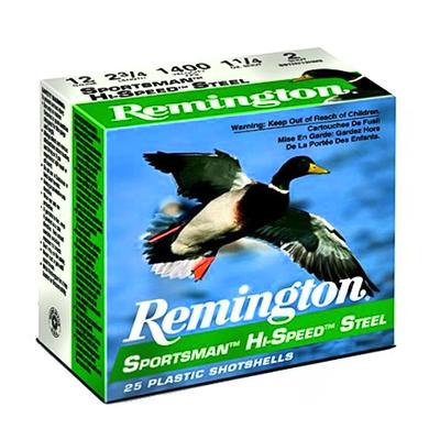 Remington Sportsman Hi-Speed Steel Shotshells SST12S2, 12 Gauge, 2-3/4