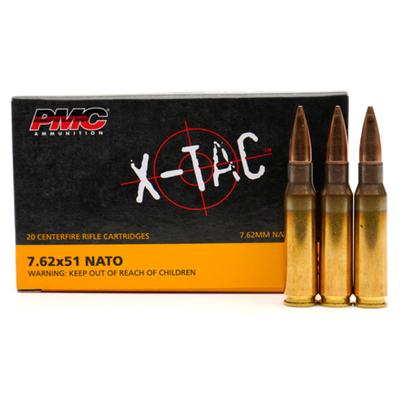 PMC X-TAC - 7.62x51mm, (308 Win) 147gr, FMJ, Box of 20