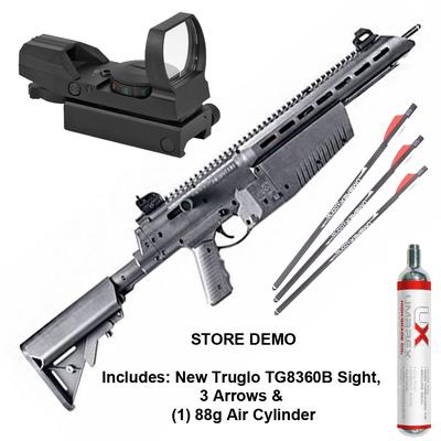 Umarex AirJavelin CO2 Powered Air Archery Airgun - Store Demo - Includes: New Truglo TG8360B Sight, 3 Arrows & (1) 88g Air Cylinder