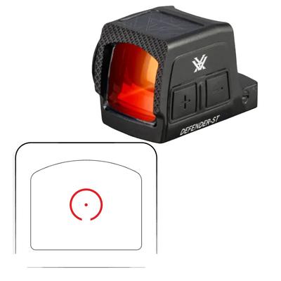Vortex Defender ST Enclosed Solar Micro Red Dot, 3 MOA, DFST-MRD3-E