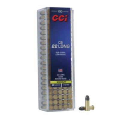 CCI 22 Long CB 29 Gr LRN, - Box of 100 Rounds