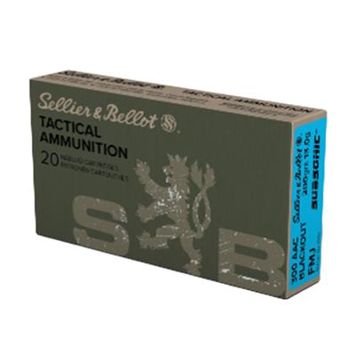 Sellier & Bellot c.300 AAC (Black Out) 200 Gr Subsonic - Box of 20 Rounds