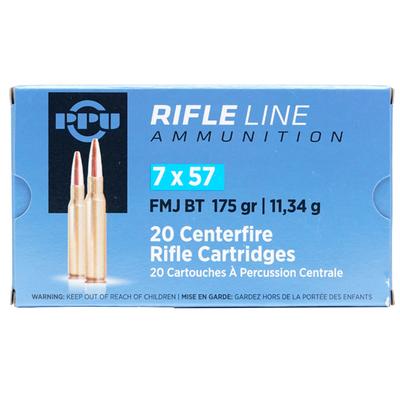 PPU Prvi Partizan - 7x57, 175gr, FMJ-BT - Box of 20 Rounds