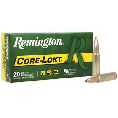 Remington - Core-Lokt, 300 Savage, 150 Grain, Pointed Soft Point Core Lokt, 2630 fps - Box of 20 Rounds 