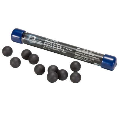 Umarex - P2P - Rubber Balls - 10 Count - Tube - Black 