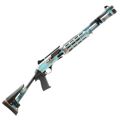 EGE Panzer Arms M4 Speed Pro, Rusted Blue / Telescopic, 12 Gauge, 18.6