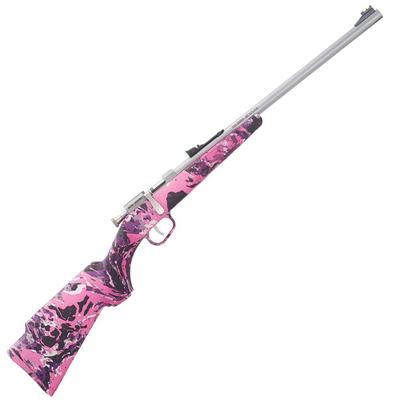 Henry Gen2 Mini Bolt Youth 22 Long Rifle Muddy Girl Camo, Single Shot, H005RMG