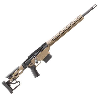 Ruger Precision Bolt Action Rifle, 308 Win., Smoked Bronze Cerakote FDE, 20