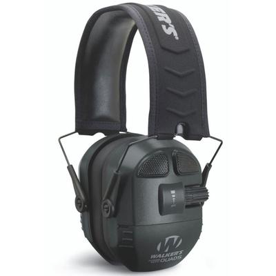 Walker's Ultimate Power Muff Quads Electronic Muffs, NRR 27 dB, Black, GWP-XPMQB