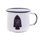  Arrowhead Coffee Enamel Stainless Steel Mug, 16.9 Oz/500ml