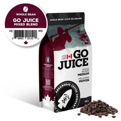 Arrowhead Coffee Mixed Blend Medium Coffee - Go Juice, 340g - Whole Bean