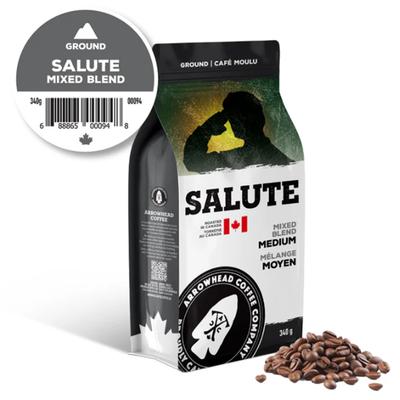 Arrowhead Coffee Mix Blend Medium Coffee - Salute, 340g - Whole Bean