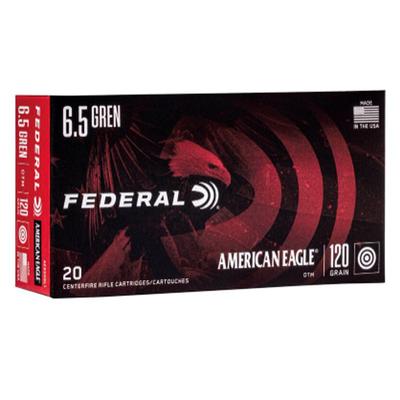 Federal American Eagle 6.5 Grendel Ammo 120 Grain Jacketed Hollow Point - Box of 20