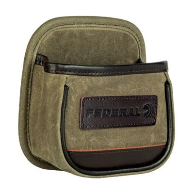 Federal Premium Single Box Pouch, Olive Drab, Waxed Canvas, FPSBPOD