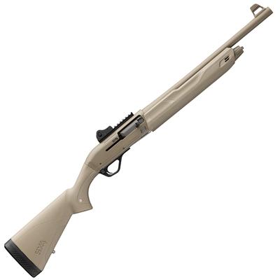 Winchester SX4 Defender Shotgun 12 Gauge, FDE Flat Dark Earth, 18.5