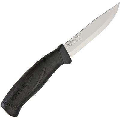 Morakniv Companion Pinpack Black Fixed Blade Knife, 4.1