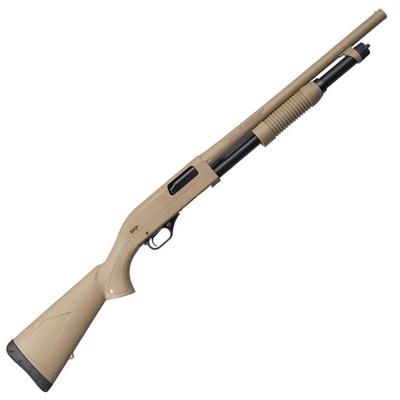 Winchester SXP Defender Shotgun, FDE, 12 Gauge, 18