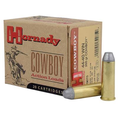 Hornady Frontier 44-40 WCF Ammo 205 Grain Flat Nose - Box of 20, 9075