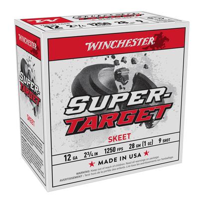 Winchester Super-Target Shotgun Ammo 12 Gauge, 2-3/4