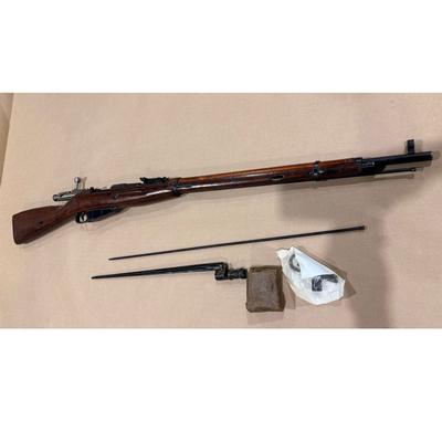 Mosin Nagant Hexagonal 1891/30 Rifle, All Matching Serial Numbers, Comes with original Bayonet, Oil Bottle, Tool Kit