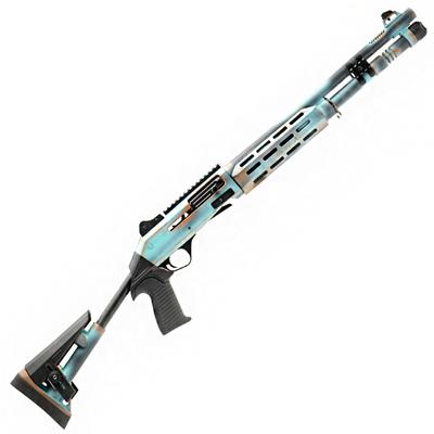 EGE Panzer Arms M4 Speed Pro, Rusted Blue / Telescopic 12 Ga Semi Auto 18.6