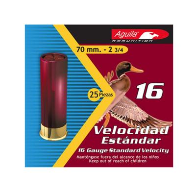 AGUILA 16 GA, 2-3/4”, 1 OZ, 1200FPS, #7.5 - Box of 25