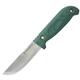  Cold Steel Finn Hawk Ii Fixed Blade Knife, 3v Satin, Micarta Green, Leather Sheath, Cs- Fx- 40fhk