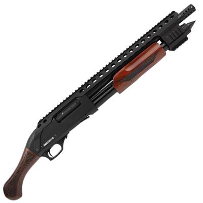 Derya Carina Q 12 Gauge Pump Action Shotgun, Walnut, 14
