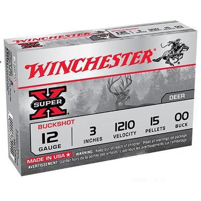 Winchester Super X Buckshot 12 Gauge Ammo, 3