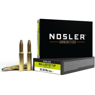Nosler - 30/30 Winchester 150gr Ballistic Tip Hunting Ammunition Box of 20 Rounds 