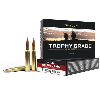 Nosler - 30-06 Springfield 168gr Accu-Bond Long Range Trophy Grade Ammunition - Box of 20 Rounds 