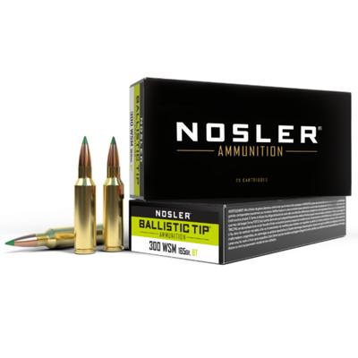 Nosler - 300 WSM 165gr Ballistic Tip Hunting Ammunition - Box of 20 Rounds 
