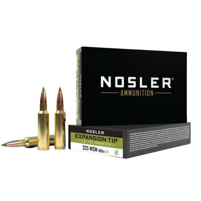 Nosler - 325 WSM 180gr Expansion Tip Ammunition - Box of 20 Rounds  