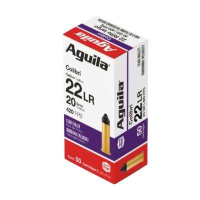 Aguila Ammunition .22LR Colibri 20 GR  - Box of 50 Rounds