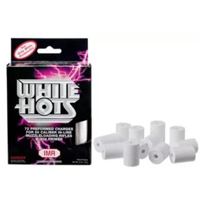 IMR White Hots Pellets 50GR Black Powder Substitute 72 Pack per Box